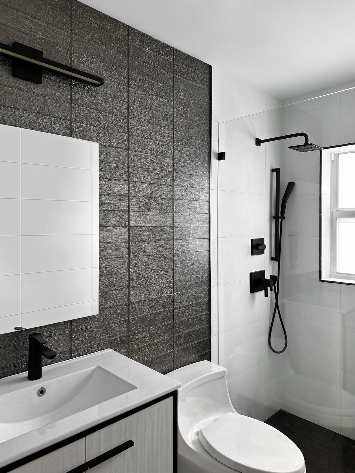 Bathroom tile in the Hollywood, Florida home